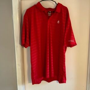 Aronimink golf club BMW Championship Ahead golf shirt red xxl